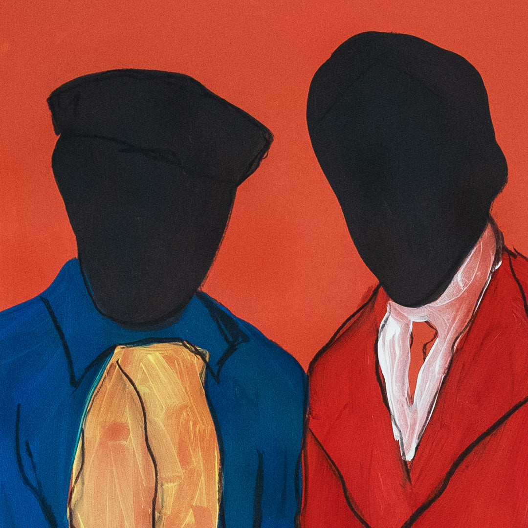 Two Men Silhouettes