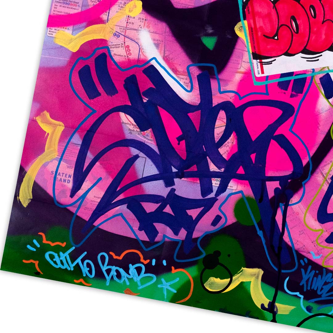 NYC Subway Map VII - The Goat Original Artwork