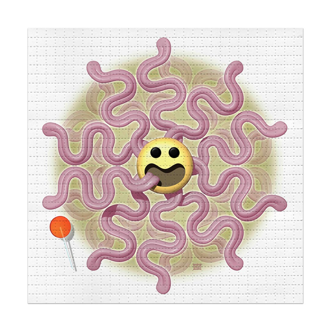 Jason Freeny 2024 Bicycle Day Blotters (3-Print Set)