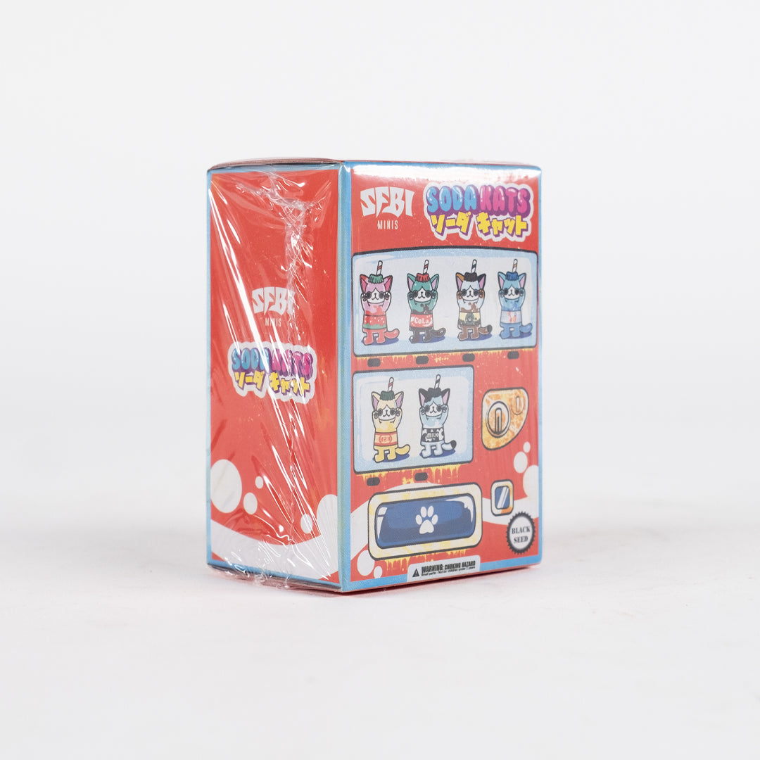 SFBI Minis x Soda Kats x Black Seed Mini Vinyl Figure - Blind Box