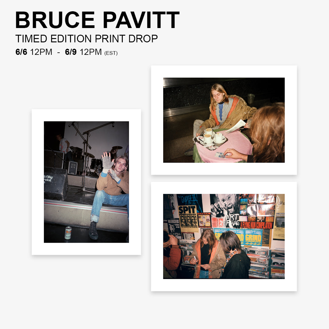 Bruce Pavitt x Nirvana 3-Print Timed Edition Set