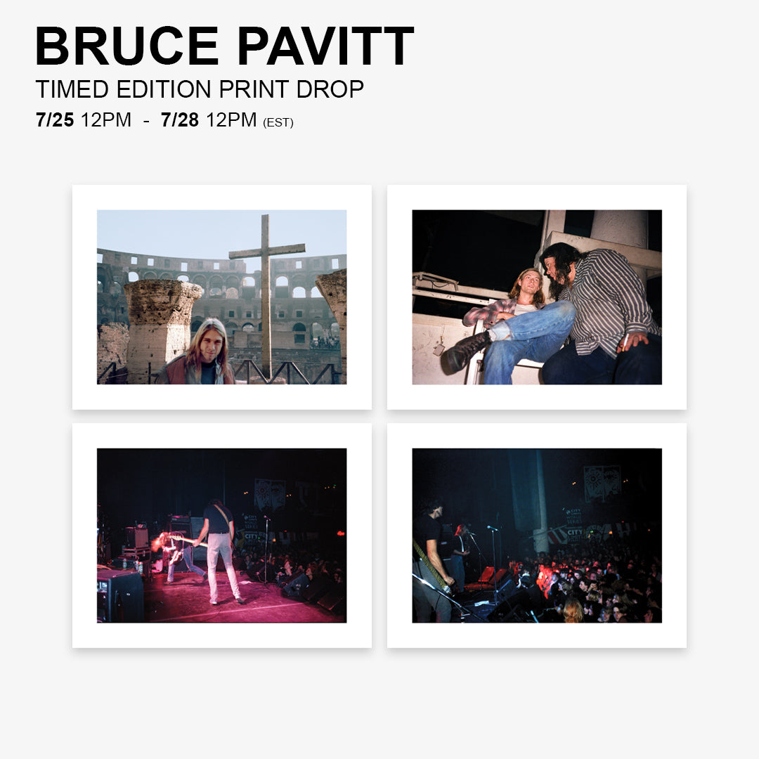 Bruce Pavitt x Nirvana 4-Print Timed Edition Set