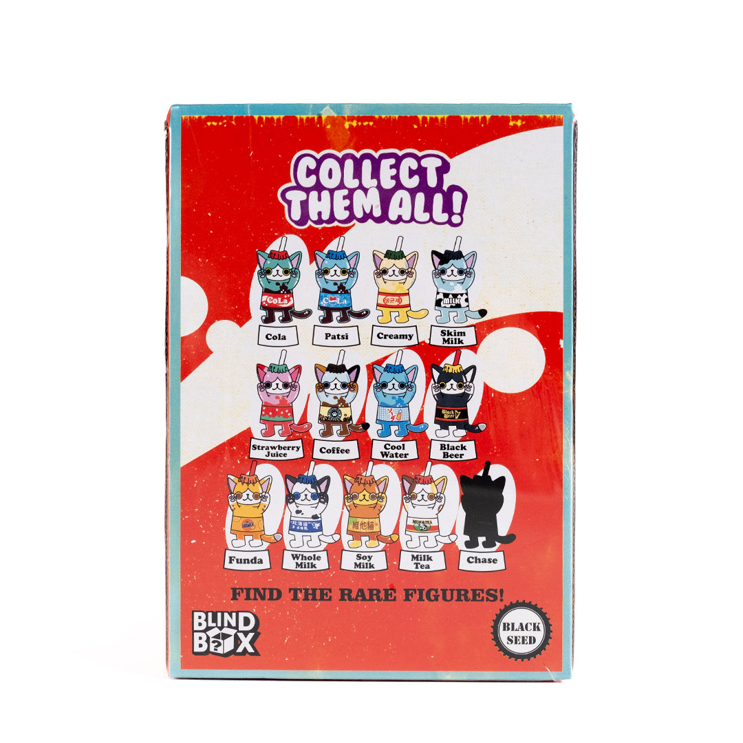 SFBI Minis x Soda Kats x Black Seed Mini Vinyl Figures Case
