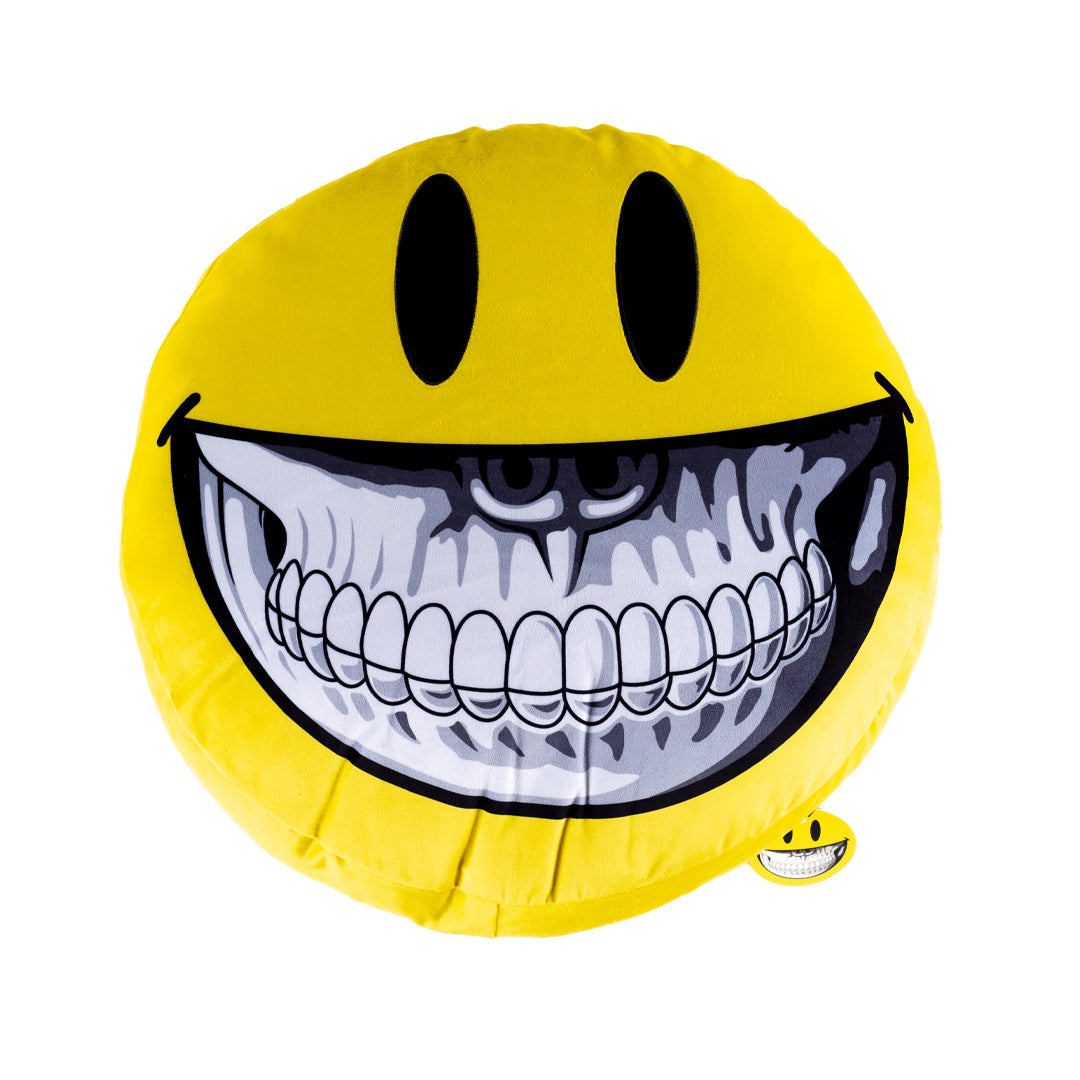 MINDStyle x Popaganda Ron English 15" Grin Pillow