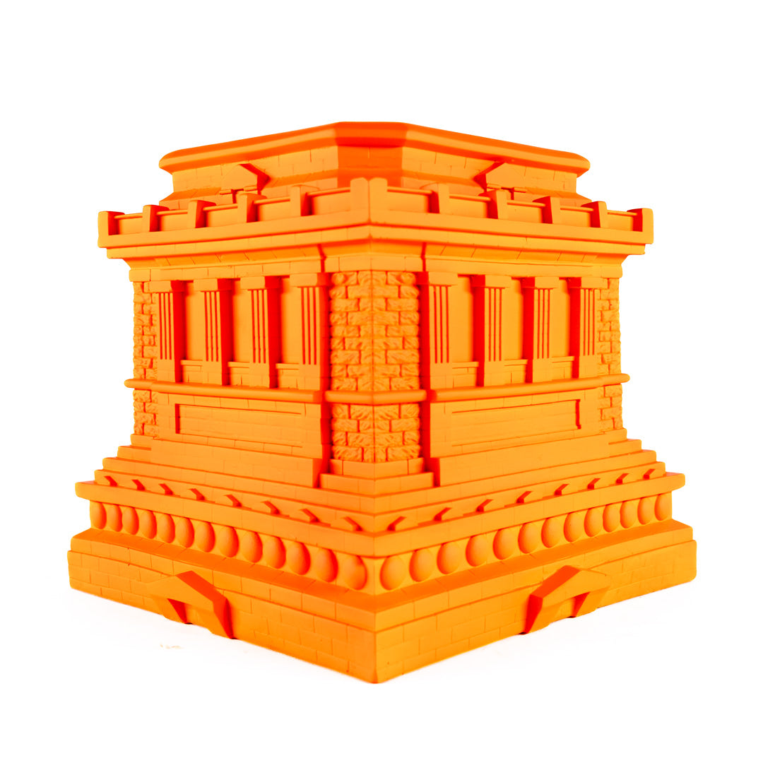 MINDstyle x Popaganda Ron English Liberty Grin Black Light Orange Base