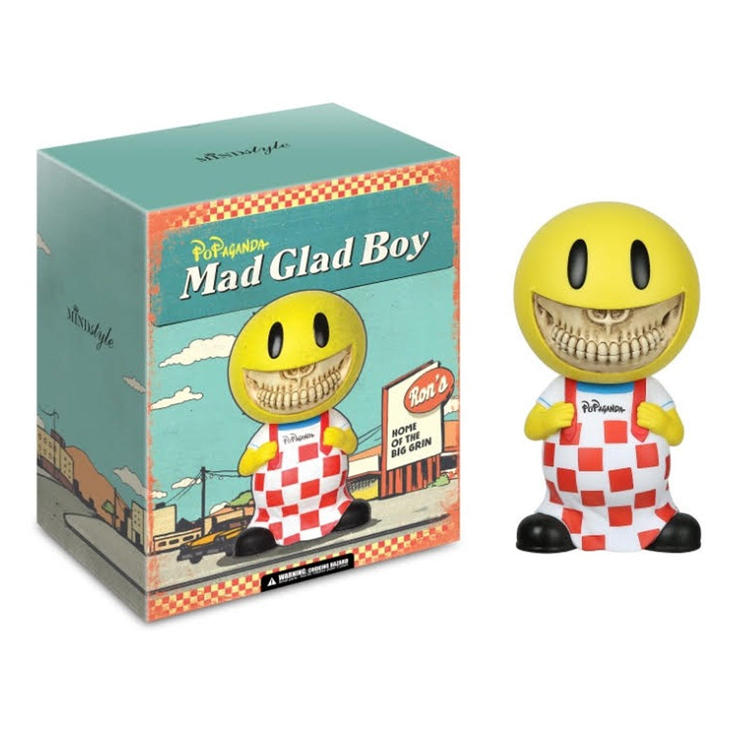 MINDstyle x Popaganda Ron English Mad Glad Boy Vinyl Figure
