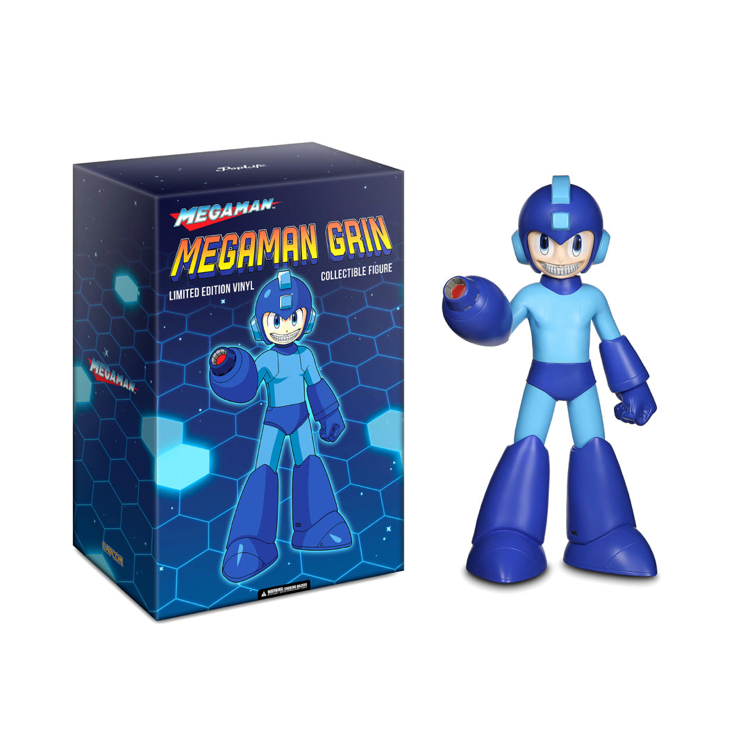 MINDstyle x Popaganda Ron English x Megaman Grin 15" Vinyl Figure