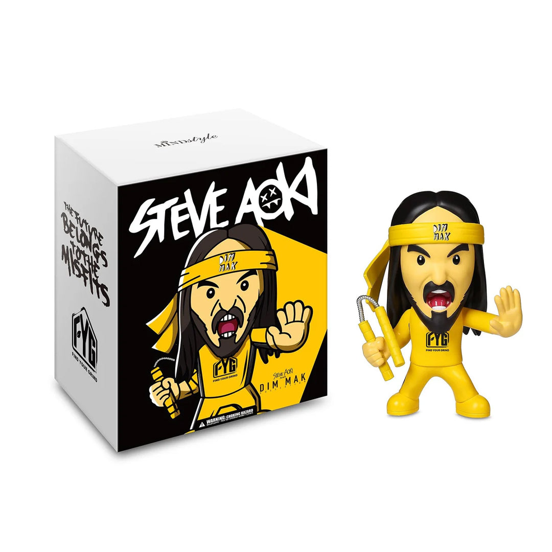 MINDstyle x Steve Aoki x Find Your Grind Vinyl Figure