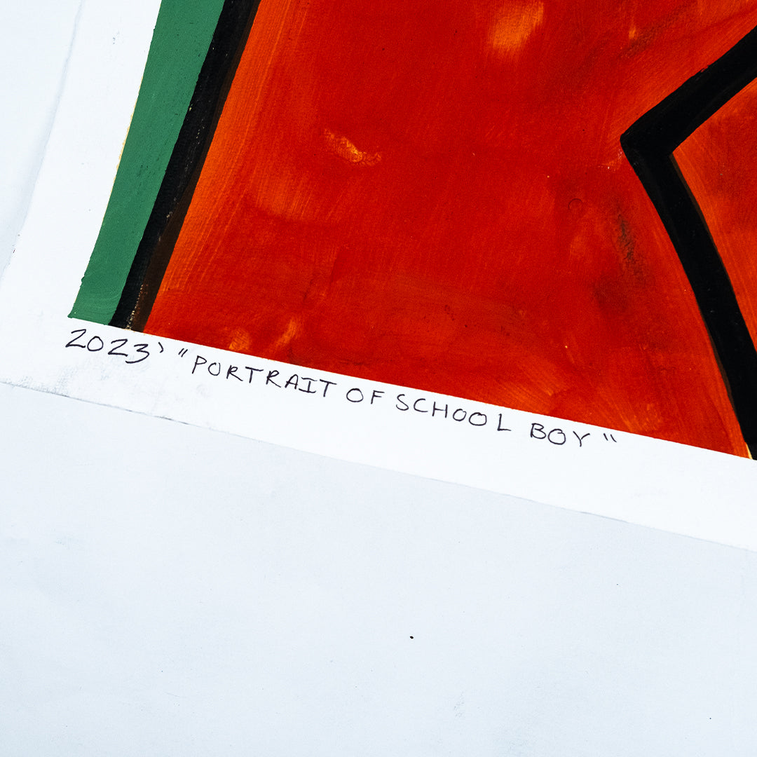 Portrait of School Boy