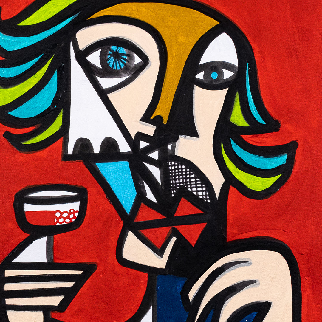 Girl With Wine Glass