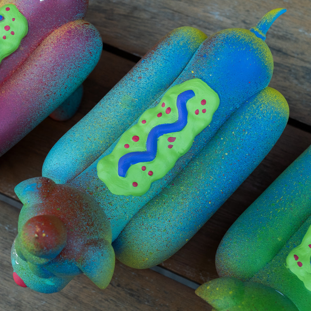 Sheefy Coney Dog Sculpture - Hand Embellished Edition Variant #7