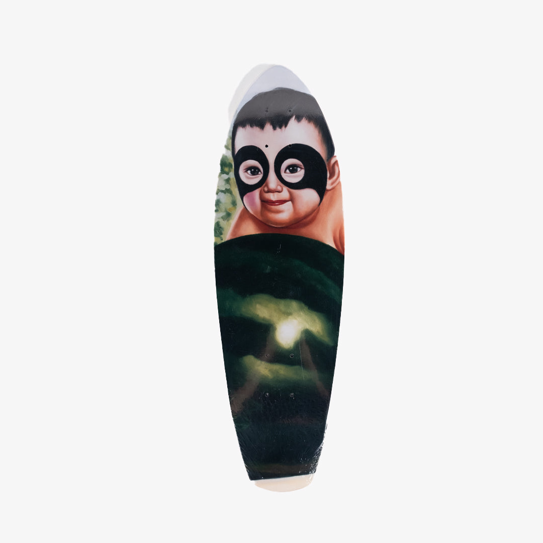Popaganda Yin Yang Mask Baby Skate Deck