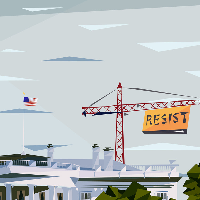 Cranes In The Sky - 26x36 Inch Edition