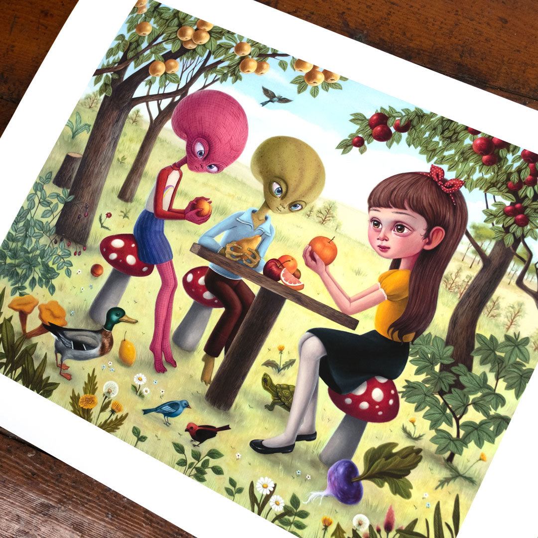 The Rainbow Children Meet Fruit