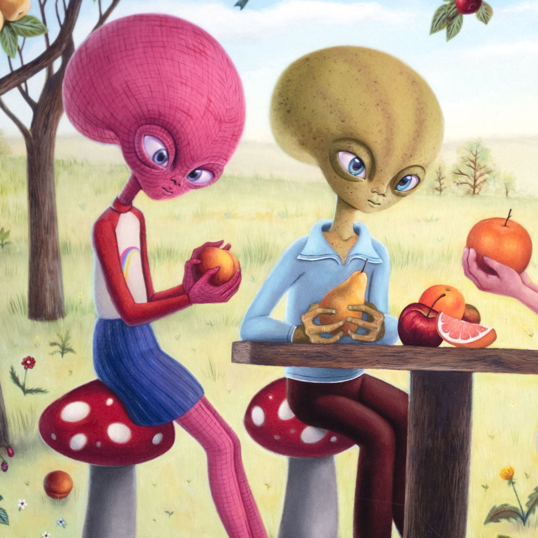 The Rainbow Children Meet Fruit