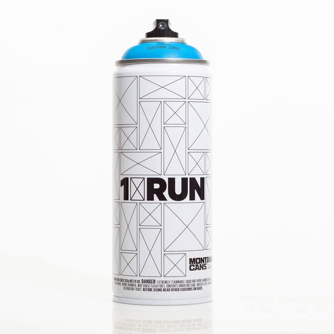 1XRUN x Montana Cans Official Collab in Blue Magic