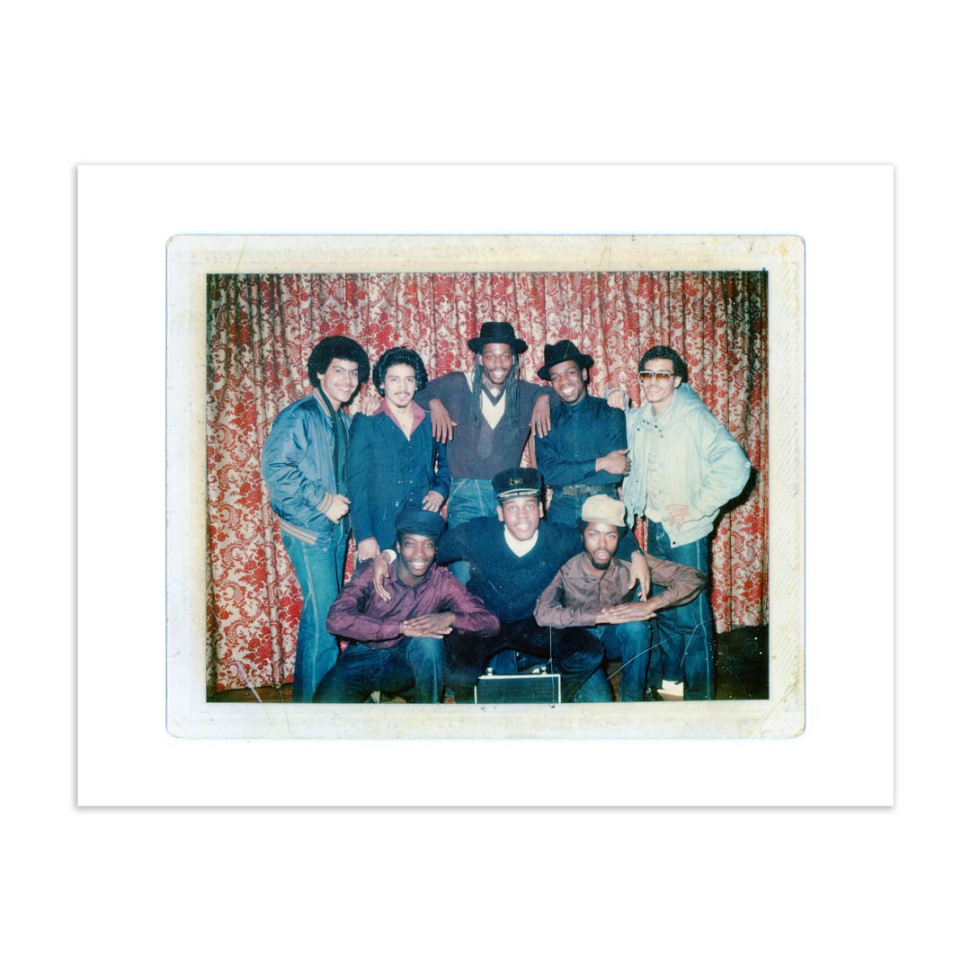 Cold Crush Brothers and Joe Conzo at Broadway International 1983 - Polaroid Print