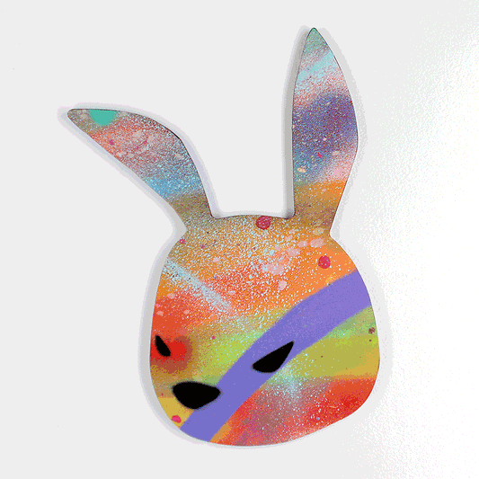 Rabbit Head - Hand-Painted Multiples