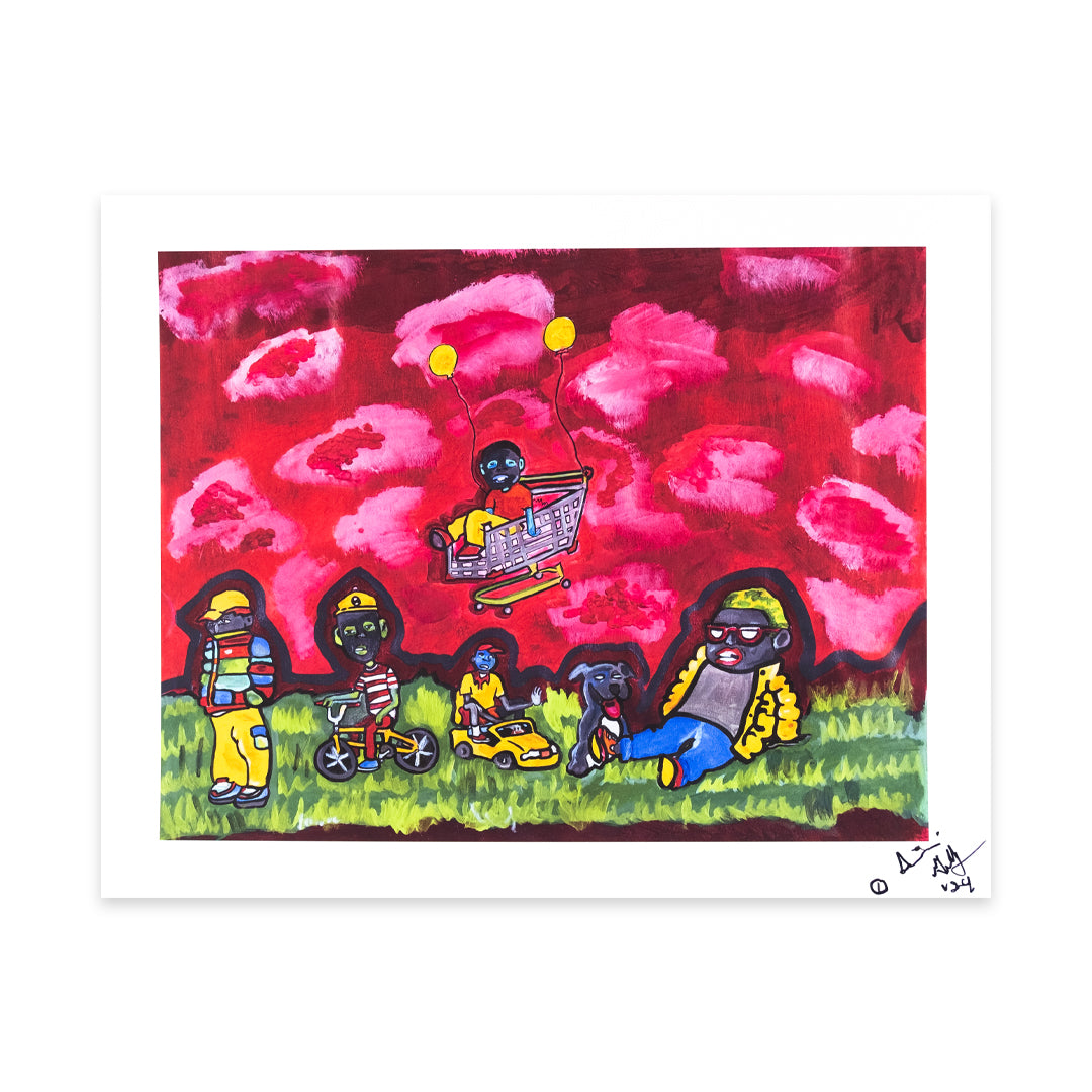 Whole Lotta Red Kids Limited Edition Print