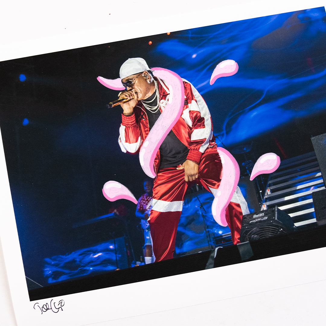 LL Cool J At Rock The Bells Fest, 2023 - Hand-Painted Multiple