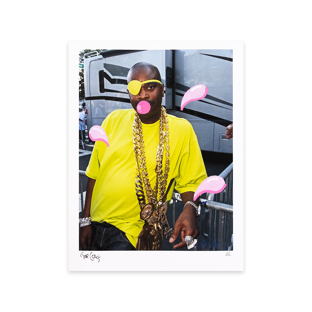 Slick Rick At Bronx Week, 2010 - Hand-Painted Multiple