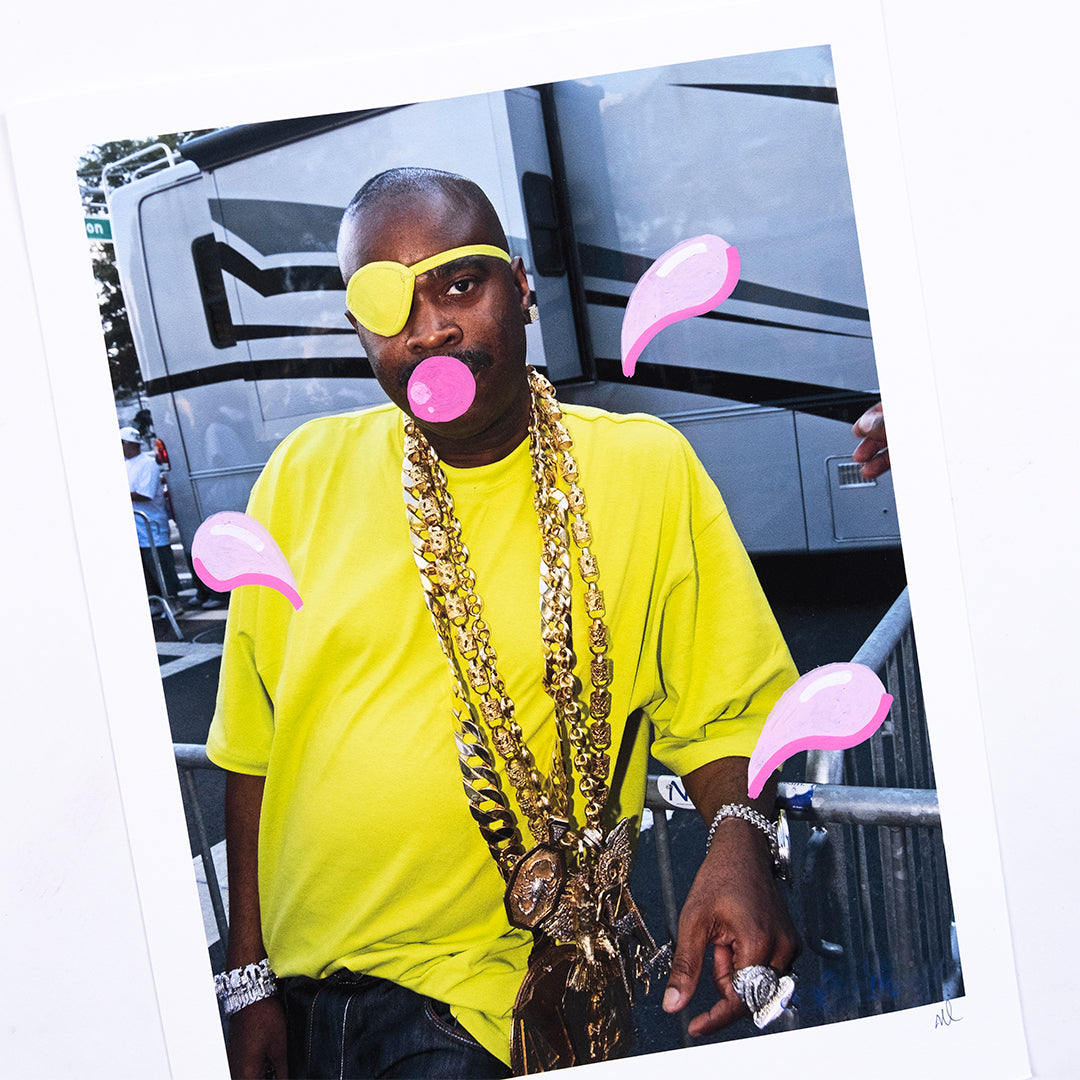 Slick Rick At Bronx Week, 2010 - Hand-Painted Multiple