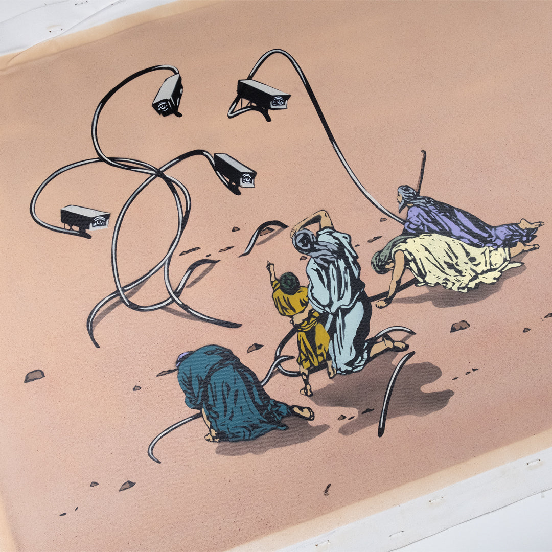 Strange Encounter - Un-stretched Canvas