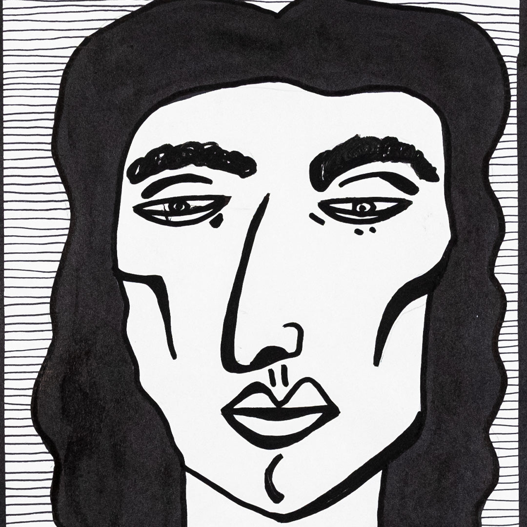 Man with Long Hair