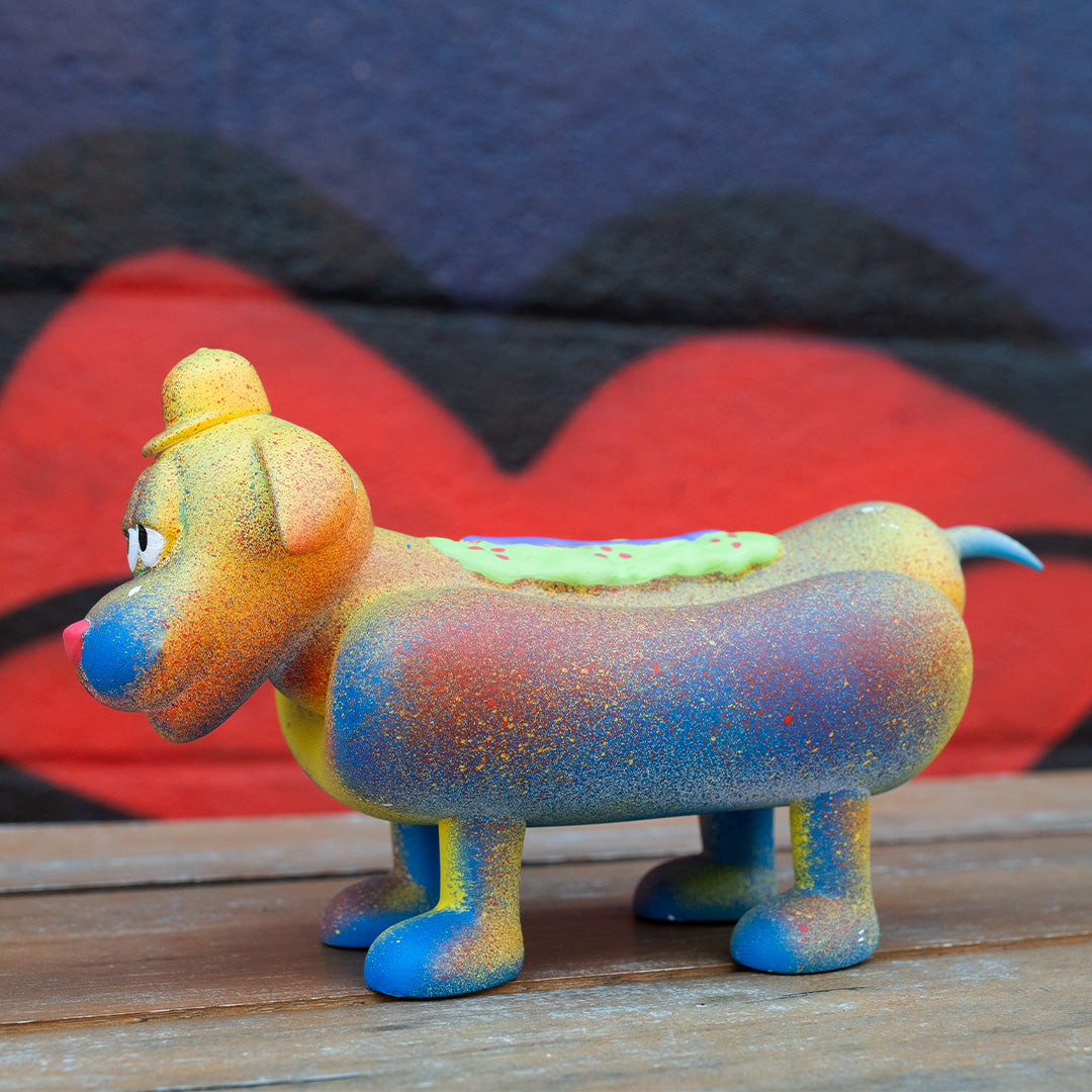 Sheefy Coney Dog Sculpture - Hand Embellished Edition Variant #1