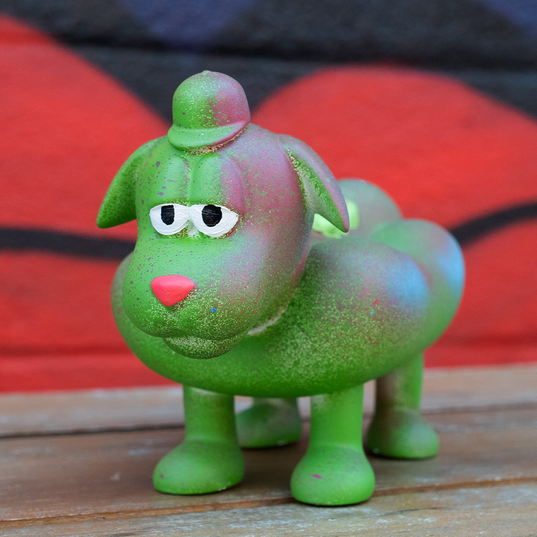 Sheefy Coney Dog Sculpture - Hand Embellished Edition Variant #2