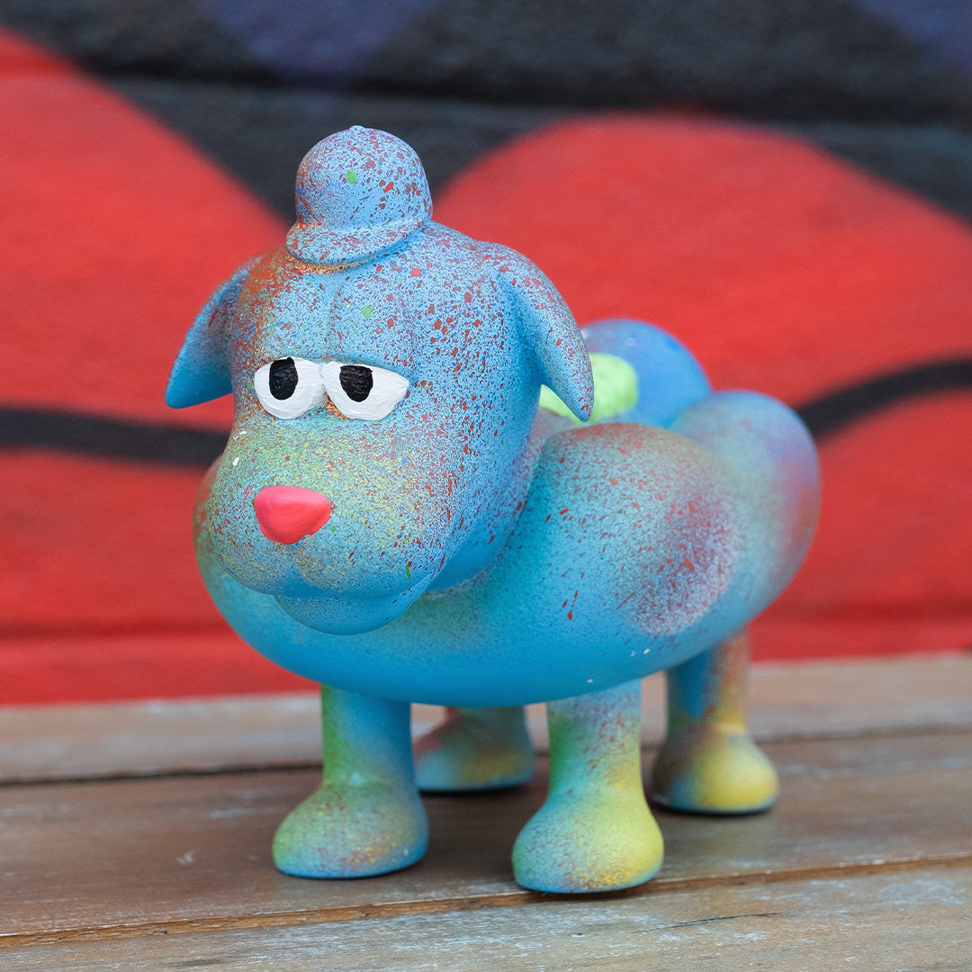 Sheefy Coney Dog Sculpture - Hand Embellished Edition Variant #3