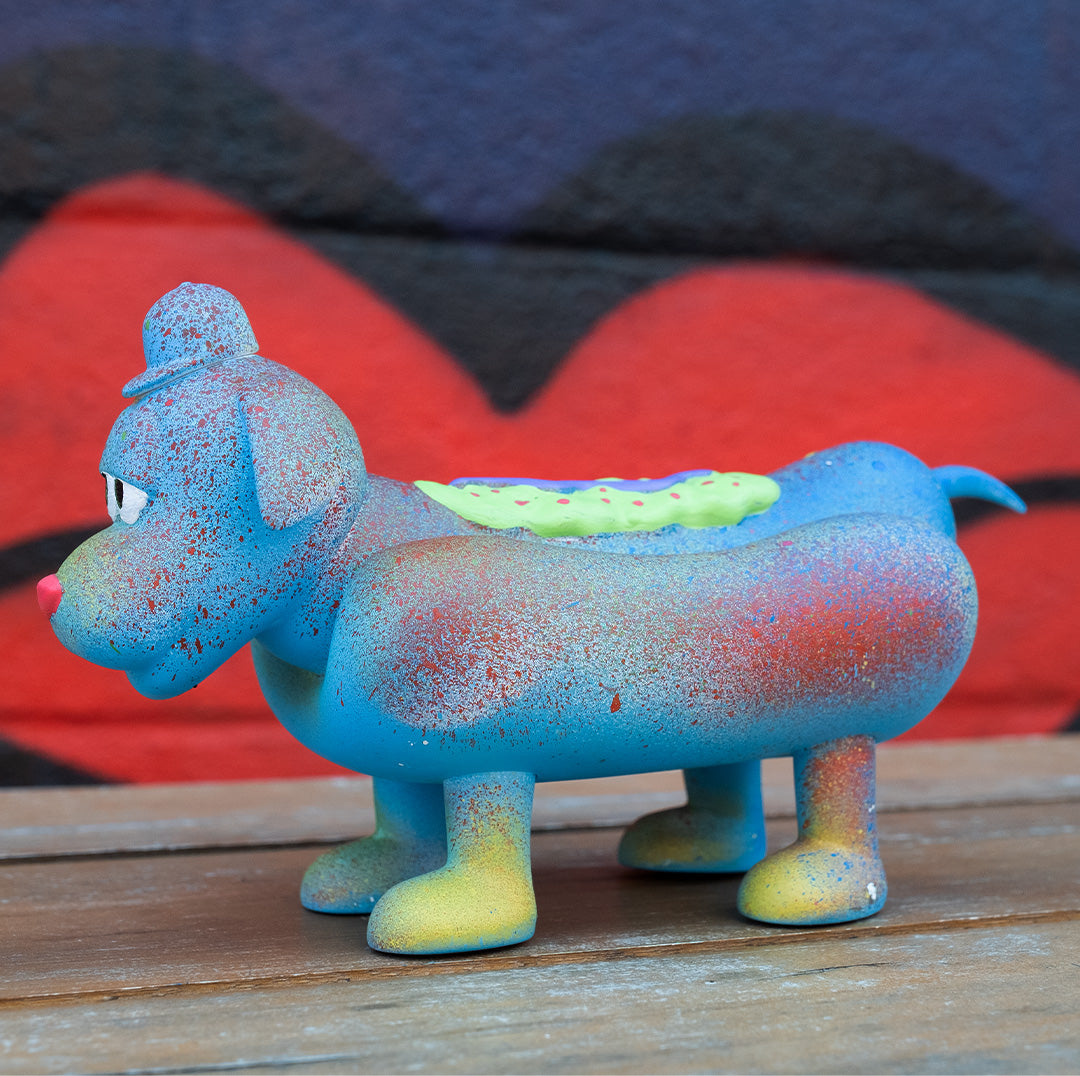 Sheefy Coney Dog Sculpture - Hand Embellished Edition Variant #3