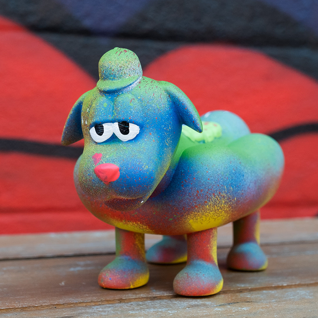 Sheefy Coney Dog Sculpture - Hand Embellished Edition Variant #9