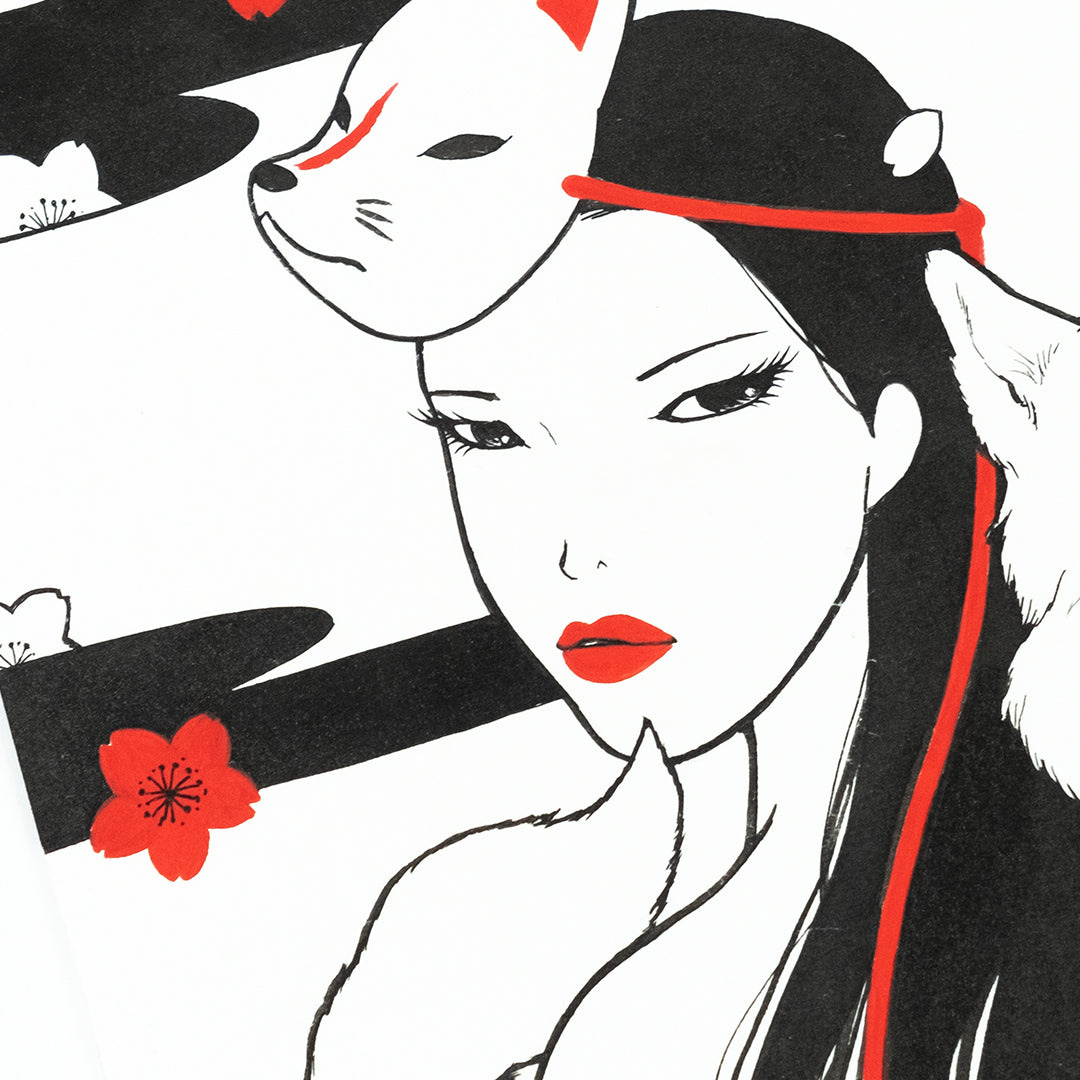 Sister White Fox Original Art