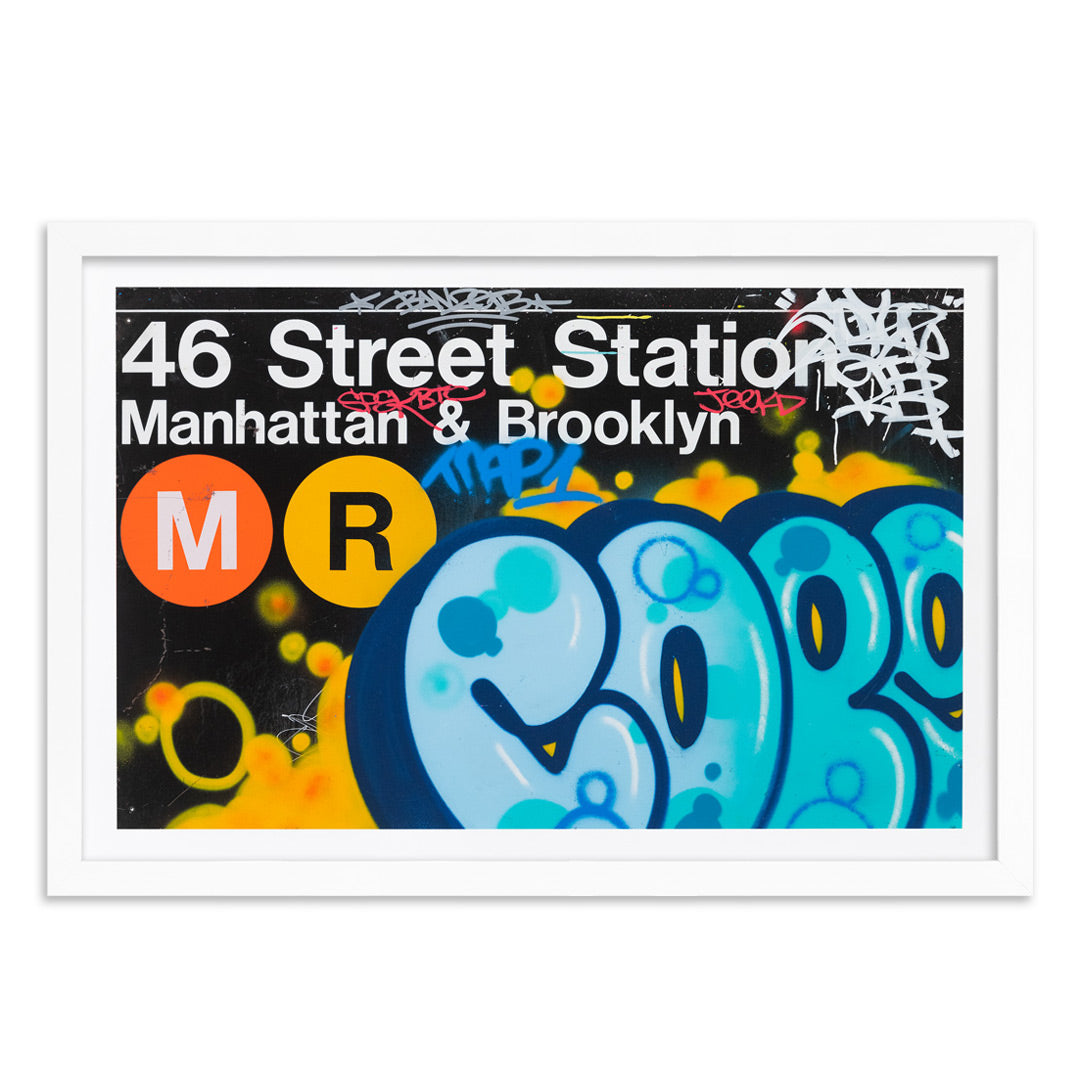 46th Street Station - Hand-Embellished Print