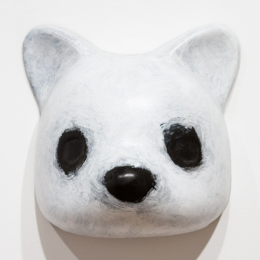 Vaccuuform Bear Head - White