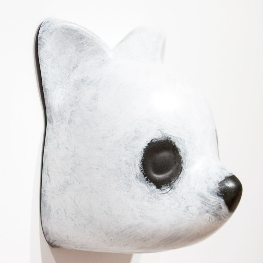 Vaccuuform Bear Head - White