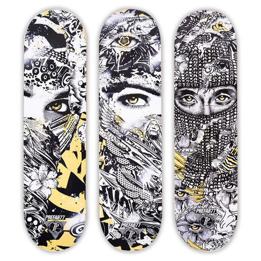 Mask I + Mask II + Heist II - 3-Deck Skate Set