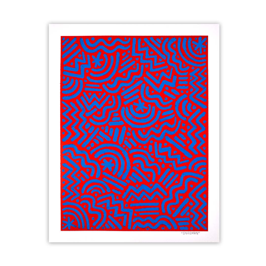 Zig Zag Painting XIV